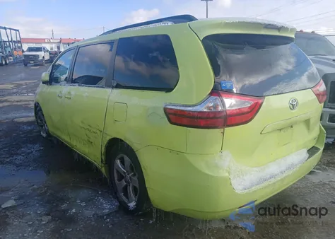 2016 Toyota Sienna from USA, damaged, VIN 5TDKK3DC5SS644656